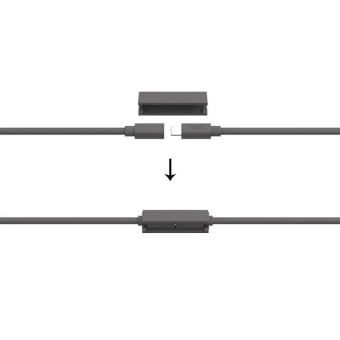 Logitech CC4000E Extension Microphone Extension Cable, Cable Length: 10m (Black)