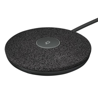 Logitech CC5000E Video Conference One-key Mute Plug-and-Play Extension Microphone