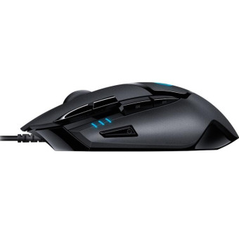 Logitech G402 USB Interface 8-keys 4000DPI Five-speed Adjustable High-speed Tracking Wired Optical Gaming Mouse, Length: 2m (Black)