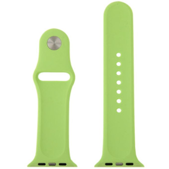 For Apple Watch Sport 42mm High-performance Rubber Sport Watch Band with Pin-and-tuck Closure(Green)
