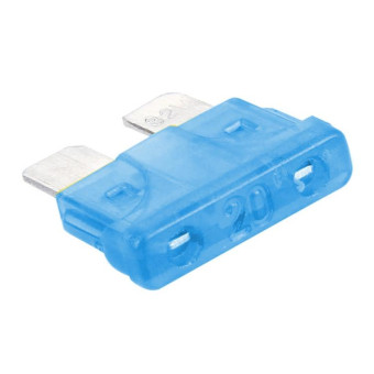 100 PCS Auto Mini Blade Fuse (15A) , DC 12V(Blue)
