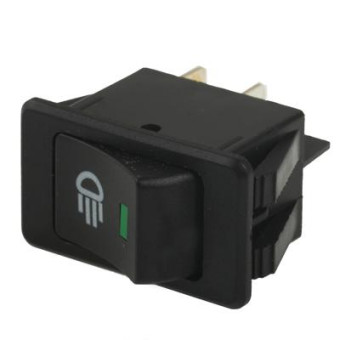 Car Fog Light Switch for Racing Sport (Vehicle DIY)(Green Light)