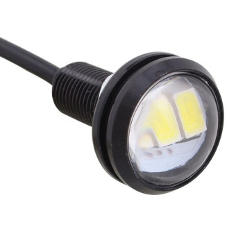 2 PCS MZ 22.5mm 1.5W 150LM White Light 3 LED SMD 5630 Spotlight Eagle Eye Light Daytime Running Light for Vehicles