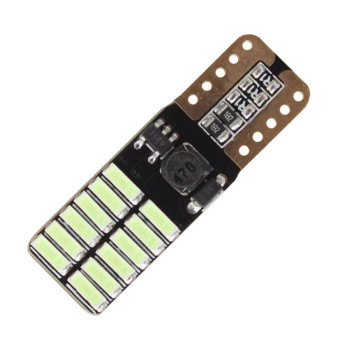 2 PCS T10 4.8W 720LM Ice Blue Light 24 SMD 4014 LED Error-Free Canbus Car Clearance Lights Lamp, DC 12V