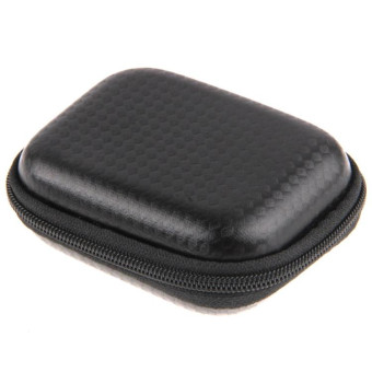 Carbon Fiber Waterproof Portable Case for GoPro HERO11 Black/HERO10 Black / HERO9 Black / HERO8 Black / HERO7 /6 /5 /5 Session /4 Session /4 /3+ /3 /2 /1, DJI Osmo Action and Other Sport Cameras , Size: 8cm x 6cm x 2.5cm(Black)