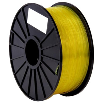 PLA 3.0 mm Transparent 3D Printer Filaments, about 115m(Yellow)
