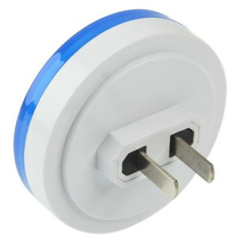LED Light Control High Brightness Bedside Night Light with Socket(Blue)