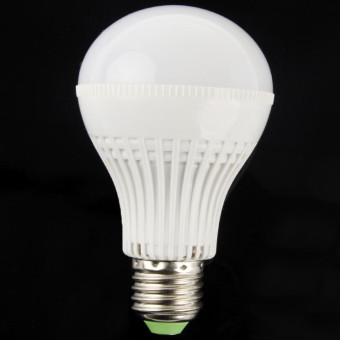 E27 7W Ball Steep Light Bulb, 25 LED SMD 2835, White Light, AC 220V