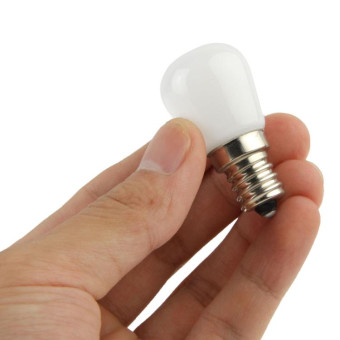 E14 2W Ball Steep Light Bulb, 100LM, 6000-6500K White Light, AC 100-240V