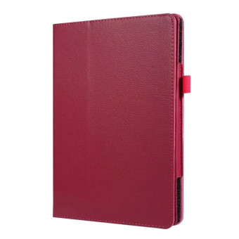 Litchi Texture Horizontal Flip Solid Color Leather Case with Holder for Lenovo TAB 2 A10-30 X30F & TAB 2 A10-70F, 10.1 inch(Magenta)
