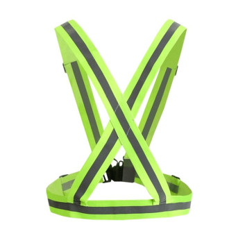 Night Riding Running Flexible Reflective Safety Vest(Purple)