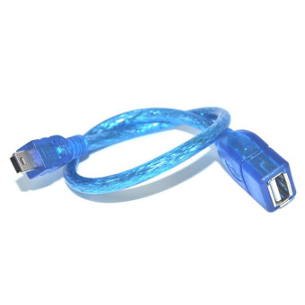 USB 2.0 AF TO mini 5pin cable, Length: 25cm