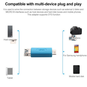 Micro USB 3.0 to USB 3.0 AF Adapter with OTG Function, For Galaxy Note III / N9000