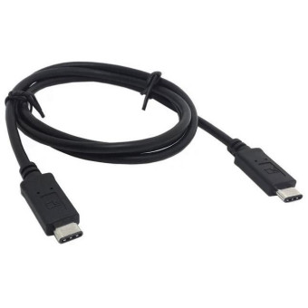 1m USB 3.1 Type C Male Connector to Male Extension Data Cable, For Tablet & Mobile Phone & Hard Disk Drive(Black)