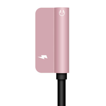 ENKAY Hat-ptince Type-C to Type-C&3.5mm Jack Charge Audio Adapter Cable, For Galaxy, HTC, Google, LG, Sony, Huawei, Xiaomi, Lenovo and Other Android Phone(Rose Gold)