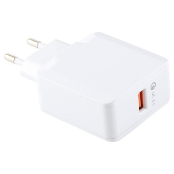 LZ-041 Portable Smart Quick Charger 3.0, EU Plug(White)