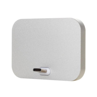 USB-C / Type-C Aluminum Alloy Desktop Station Dock Charger(Silver)