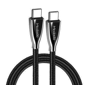 Mcdodo CA-5890 Excellence Series 3A Type-C to Type-C Cable, Length: 1.5m(Black)