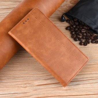Magnetic Buckle Retro Texture Horizontal Flip Leather Case for Sony Xperia 10, with Holder & Card Slots & Wallet (Brown)