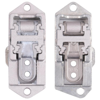 1 Pair Hinge Kickstand Connector Shaft for Microsoft Surface Pro 5 / Pro 6 / Pro 7 (Silver)