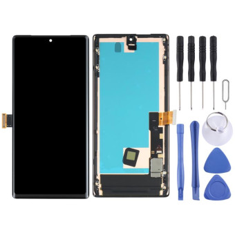Original LCD Screen for Google Pixel 6 Pro Digitizer Full Assembly with Frame