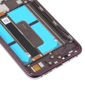 OEM LCD Screen For Nokia X7 / 8.1 / 7.1 Plus Digitizer Full Assembly with Frame(Purple)