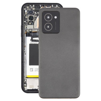 For HMD Vibe Original Battery Back Cover with Camera Lens Cover(Black)
