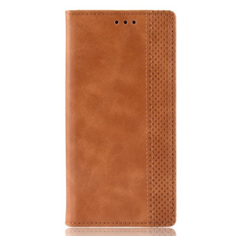 Magnetic Buckle Retro Crazy Horse Texture Horizontal Flip Leather Case for Sony Xperia ACE SO-02L, with Holder & Card Slots & Photo Frame(Brown)