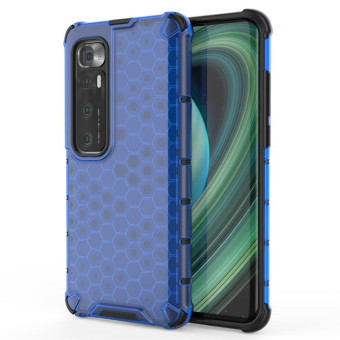 For Xiaomi Mi 10 Ultra Shockproof Honeycomb PC + TPU Case(Blue)