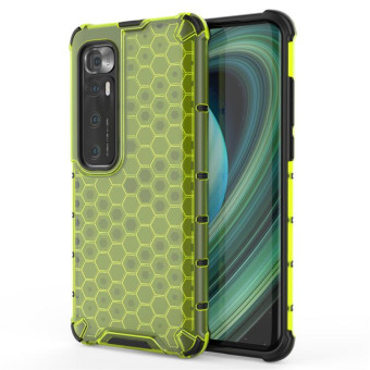 For Xiaomi Mi 10 Ultra Shockproof Honeycomb PC + TPU Case(Green)