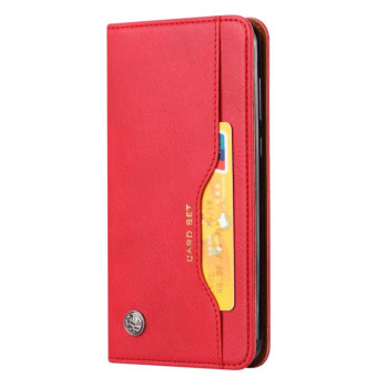 Knead Skin Texture Horizontal Flip Leather Case for Huawei Mate 10 Lite / Maimang 6 / Nova 2i, with Photo Frame & Holder & Card Slots & Wallet(Red)