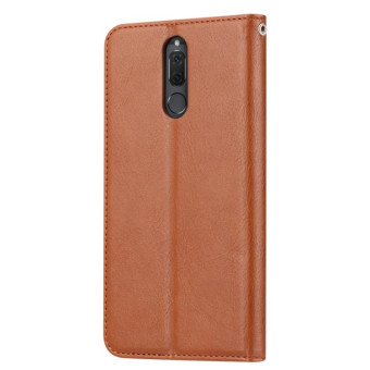 Knead Skin Texture Horizontal Flip Leather Case for Huawei Mate 10 Lite / Maimang 6 / Nova 2i, with Photo Frame & Holder & Card Slots & Wallet(Brown)
