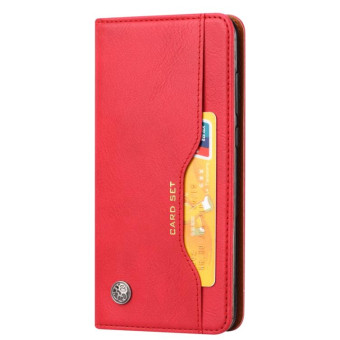 Knead Skin Texture Horizontal Flip Leather Case for Huawei P20 Pro, with Photo Frame & Holder & Card Slots & Wallet(Red)