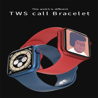 W98 Plus 1.54 inch Color Screen Smart Watch, IP67 Waterproof, Support Temperature Monitoring/Heart Rate Monitoring/Blood Pressure Monitoring/Blood Oxygen Monitoring/Sleep Monitoring(Red)