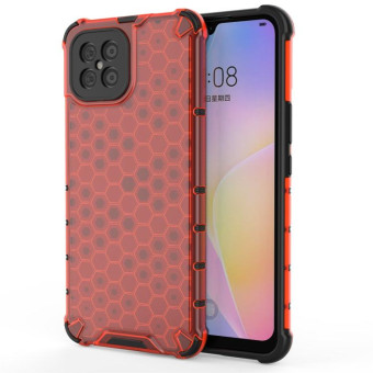 For Huawei nova 8 SE Shockproof Honeycomb PC + TPU Case(Red)