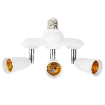 1 to 5 E27 to E27 Socket Distributor Adjustable Converter E27 LED Bulb Holder(5 in 1)