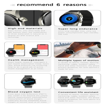 E13 1.28 inch IPS Color Screen Smart Watch, IP68 Waterproof, Silicone Watchband,Support Heart Rate Monitoring/Blood Pressure Monitoring/Blood Oxygen Monitoring/Sleep Monitoring(Black)