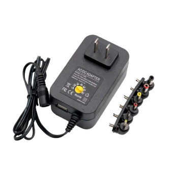 3V 4.5V 5V 6V 7.5V 9V 12V 2A 2.5A AC DC Adapter Adjustable Power Adapter Universal Charger Power Supply 30W(US Plug)