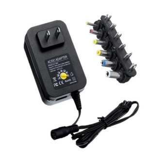 3V 4.5V 5V 6V 7.5V 9V 12V 2A 2.5A AC DC Adapter Adjustable Power Adapter Universal Charger Power Supply 30W(US Plug)