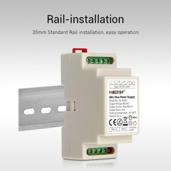 DL-POW1 DC16V DIN Rail DALI Bus Power Supply 4W Max 250mA LED Transformer for RGB CCT LED Downlight