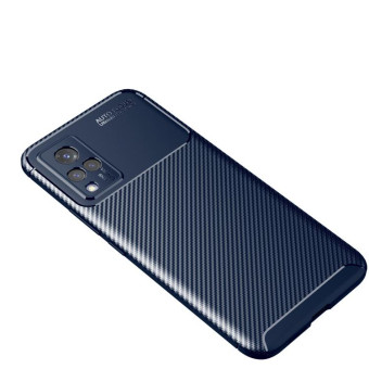 For vivo S9e Carbon Fiber Texture Shockproof TPU Case(Blue)