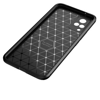For vivo S9e Carbon Fiber Texture Shockproof TPU Case(Brown)
