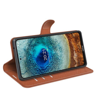 For Nokia X10/X20 Litchi Texture Horizontal Flip Protective Case with Holder & Card Slots & Wallet(Brown)