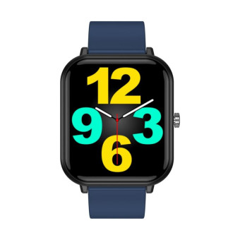 Q9pro 1.7 inch Color Screen Smart Watch, IP68 Waterproof,Support Temperature Monitoring/Heart Rate Monitoring/Blood Pressure Monitoring/Blood Oxygen Monitoring/Sleep Monitoring(Blue)