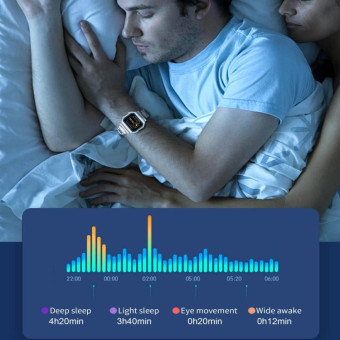 KW18  IP67 0.96 inch Steel Watchband Color Screen Smart Watch(Gold)