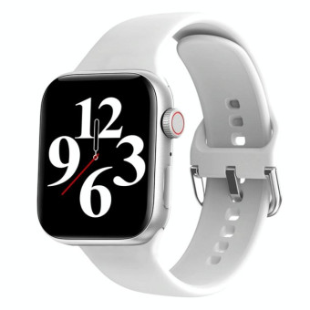 CT7 1.7 inch Color Screen Smart Watch,Support Heart Rate Monitoring/Blood Pressure Monitoring(White)