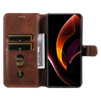 For Honor 50 SE / Huawei Nova 9 SE JUNSUNMAY Calf Texture Leather Phone Case(Brown)