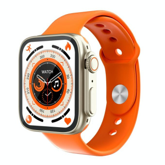 S8 Ultra 1.81 inch Color Screen Smart Watch,Support Heart Rate Monitoring/Blood Pressure Monitoring(Orange)