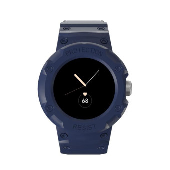 For Google Pixel Watch JUNSUNMAY Integrated TPU Adjustable Elastic Watch Band(Translucent)