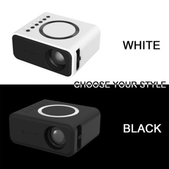 YT300 Home Multimedia Mini Remote Projector Support Mobile Phone(EU Plug White)